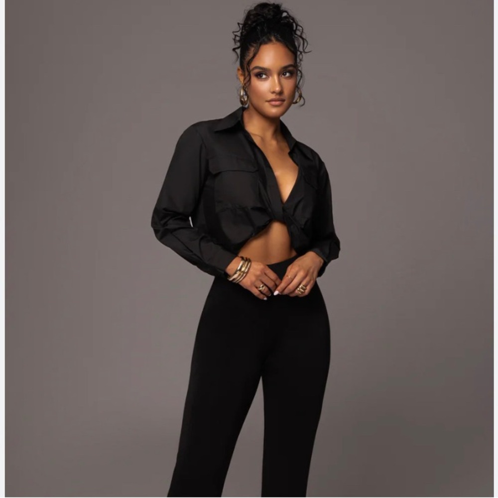 Blk castella jluxelabel twist top worn twice